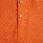 Festive Orange Panjabi with white Payjama - Image 4