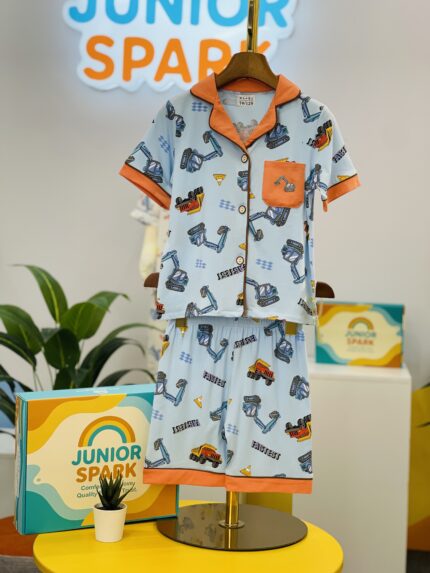 Construction Fun Cotton Nightwear Set