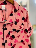 Sweet Hearts Cotton Nightwear Set - Image 3