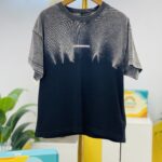Black Ash Fade Urban Drop Shoulder Cotton T-Shirt