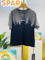 Black Ash Fade Urban Drop Shoulder Cotton T-Shirt