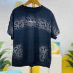Midnight Leopard Fade Drop Shoulder T-Shirt