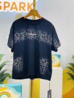 Midnight Leopard Fade Drop Shoulder T-Shirt