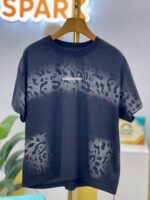 Midnight Leopard Fade Drop Shoulder T-Shirt - Image 2