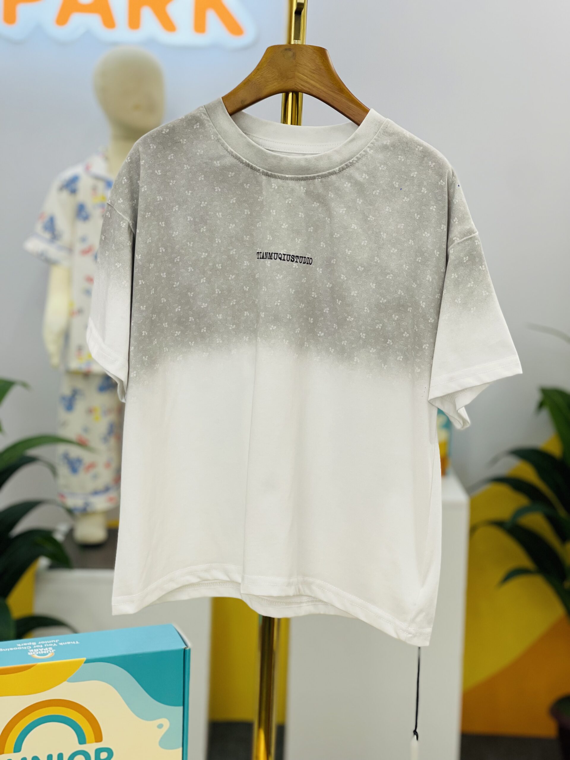 IMG_2829 2 Silver Mist Drop Shoulder T-Shirt - Image 1