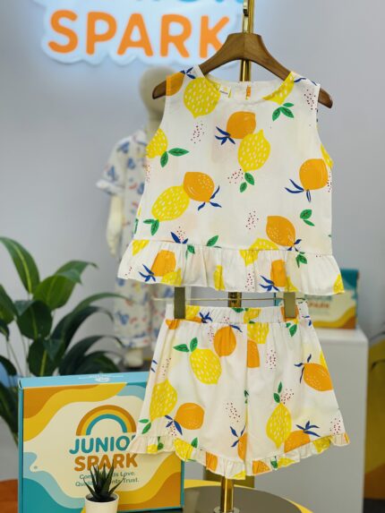 Lemon Breeze Girls Dress Set