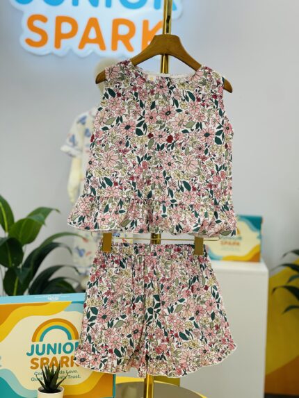 Floral Bloom Girls Dress Set