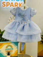 Blue Princess Tulle Dress