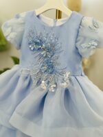 Blue Princess Tulle Dress - Image 2