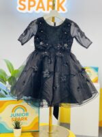 Midnight Bloom Party Dress