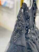 Midnight Bloom Party Dress - Image 5