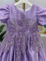 Lavender Blossom Party Dress - Image 5