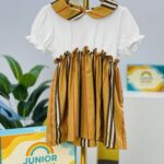 Mustard Charm Girls Dress