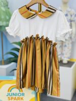 Mustard Charm Girls Dress - Image 2
