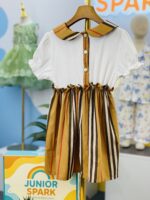 Mustard Charm Girls Dress - Image 4