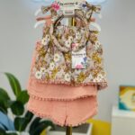 Peach Garden Girls Shorts Set