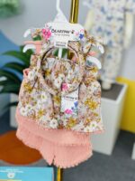 Peach Garden Girls Shorts Set - Image 2